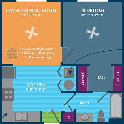 Otarre Pointe Apartments Floor Plans